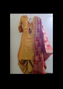 Elegant Yellow Patiala Suit Set