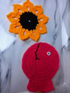 sunflower nd fish coasters combo