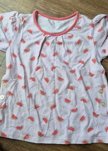 UNIQLO Baby Watermelon Print Romper