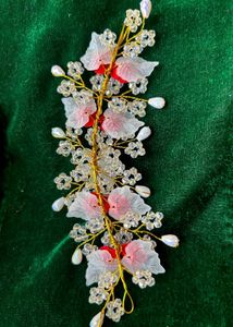 Red Rose Bridal Hair Accessory