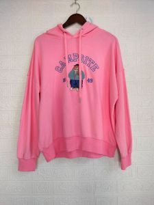 Cute Pink Bear Hoodie for Girls