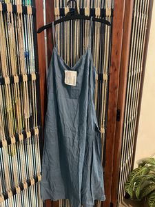 Solid Blue Spaghetti Strap inner wear for kurti