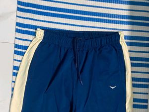 Men's Blue &amp; Cream Track Pants