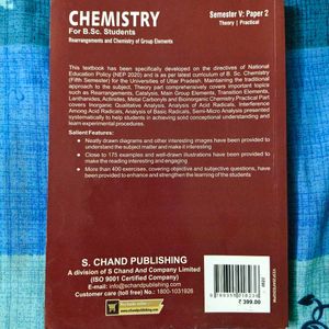 Chemistry Books for B.Sc. Students