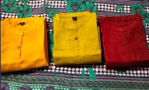 Pack Of 3 Combo Kurta