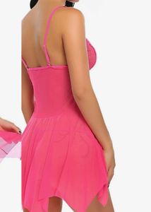 Lace Trim Babydoll Chemise