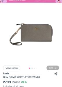 LAVIE COMBO OF 2 Clutches Black &amp; Grey