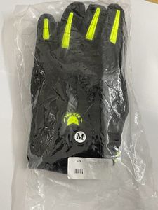 Bad Owl Black & Neon Gloves