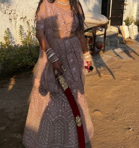 Bridal Lehnga Choli With Heavy Cancan