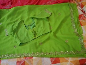 cut border green 💚 saare 🤩