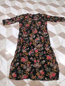 Elegant Floral Print Kurta with Palazzos