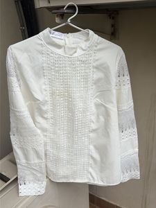 Elegant White Lace Blouse