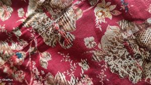 Red Floral Print Kurta Set with Dupatta