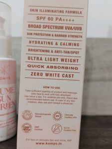 Komylo Ilume Sun Screen SPF 60