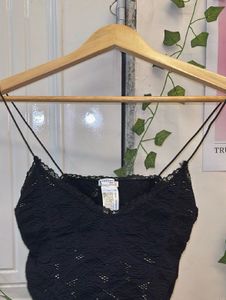Cream Lace Corset Top
