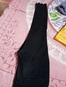Black Button-Down Jeans