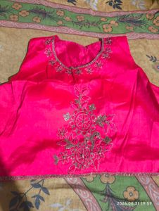 Stunning Pink Embroidered Lehenga Choli
