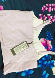 Lavender Wrap Crop Top