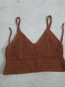 Crochet Knit Crop Top