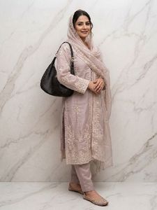 Elegant Embroidered Kurta Set