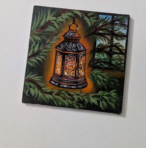 Mini Hand-Painted Lantern Art