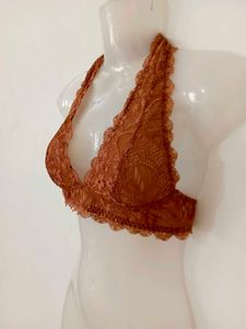 Lace Halter Neck Bralette