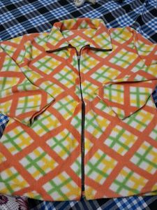 Cozy Plaid Zip-Up Jacket