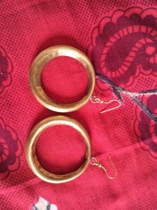 Chunky Gold Hoop Earrings