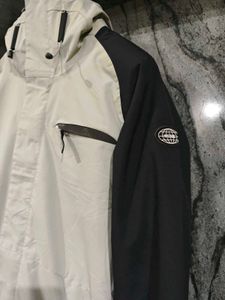 Men's Two-Tone Hooded Jacket