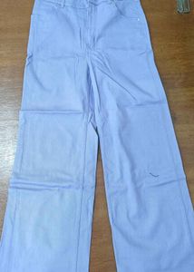 H&amp;m wide leg lavender pants🪻with tag.