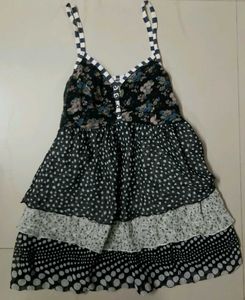 Cute Babydoll top with polka dot pattern