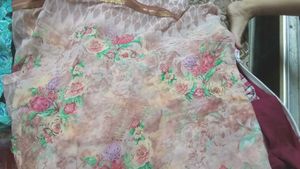 Floral light weight saree