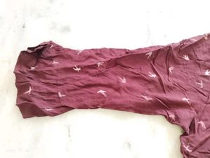 Deep red color kurta women size XL