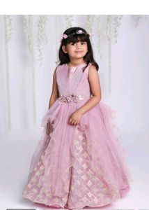 B'day Party Long Frock For Kids