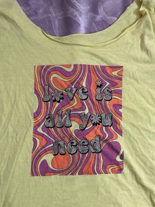 Retro Off shoulder T-Shirt
