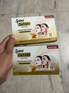 Spinz DeTAN Face Pack