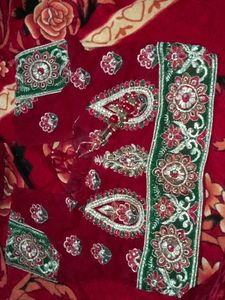 New Heavy Langha Saree Only Sare