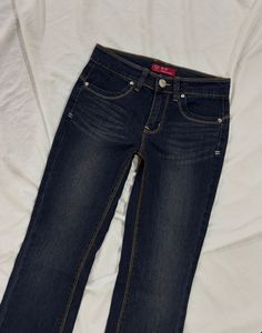 Dark blue low rise Bootcut Jeans