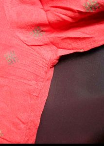 Avaasa Red And Gold Kurthi