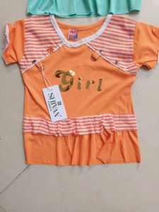 Cute Girls' Tops (Set of 2)
