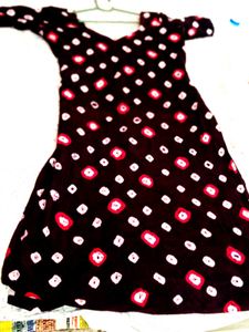 Ethnic Bandhani kurti set
