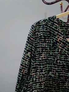 Patterned Casual Dress