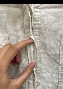 Oversized Linen Blend Shirt