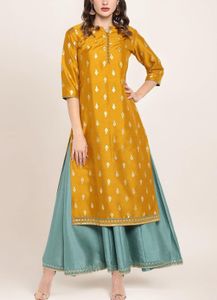 Elegant Mustard Kurta Set