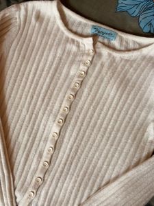 Babyjade Ribbed Knit Cardigan