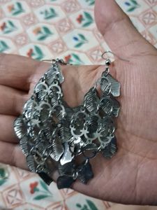 silver earrings for navratri