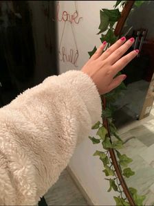 Cream Fuzzy Teddy Jacket