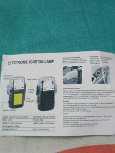 Waterproof Rechargeable LED Light with lighter
