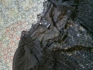 Sheer Black Lace Kimono Cardigan