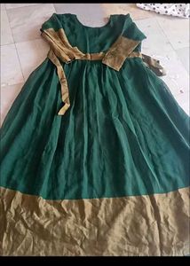 Elegant Emerald Green Gown